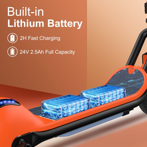 NAVIC TS5 Electric Scooter for Kids Orange - Image 4