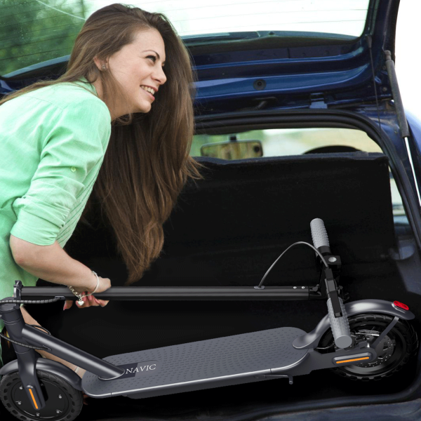 T5 Electric Scooter, Up to 19 Miles Range, 19 Mph Folding Commute Electric Scooter for Adults with 8.5" Solid Tires, Dual Braking System and App Control - Image 3
